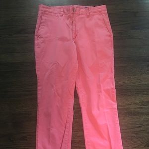 Vineyard Vines salmon colored chino pants